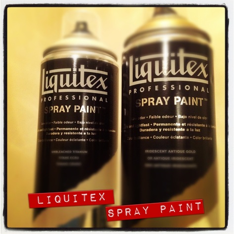 Liquitex spray paints