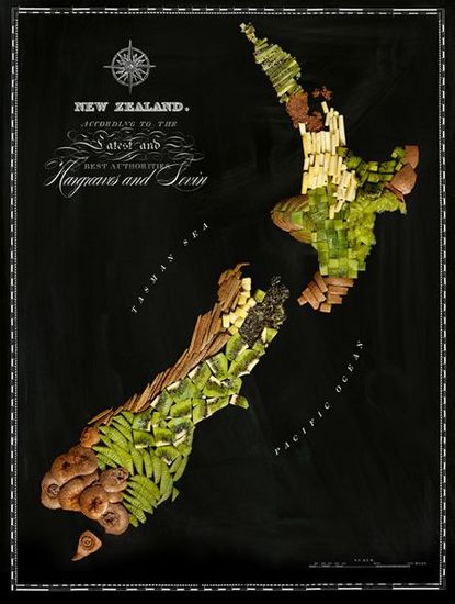 New Zealand made from kiwi fruit