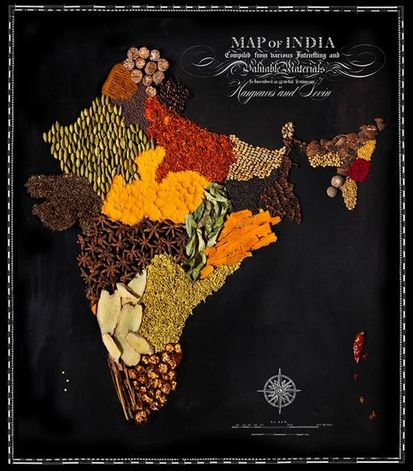 India filled with spices