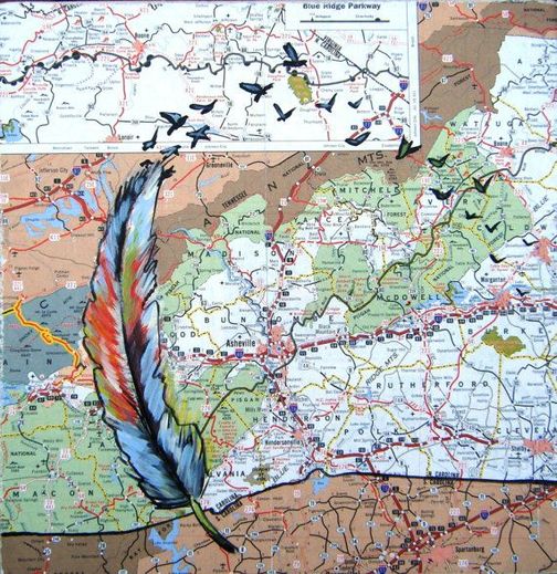 Map Art by Maryanne Pappano
