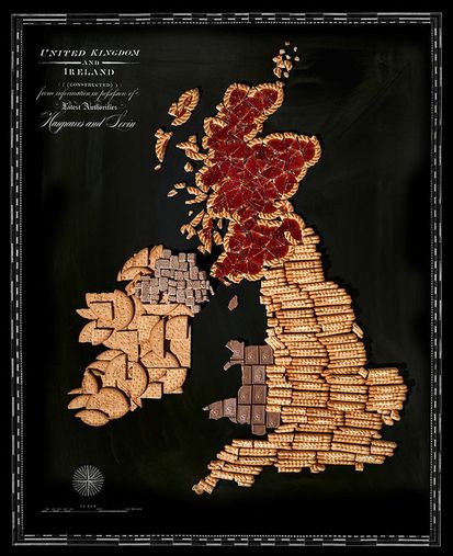 The U.K. and Ireland in biscuits