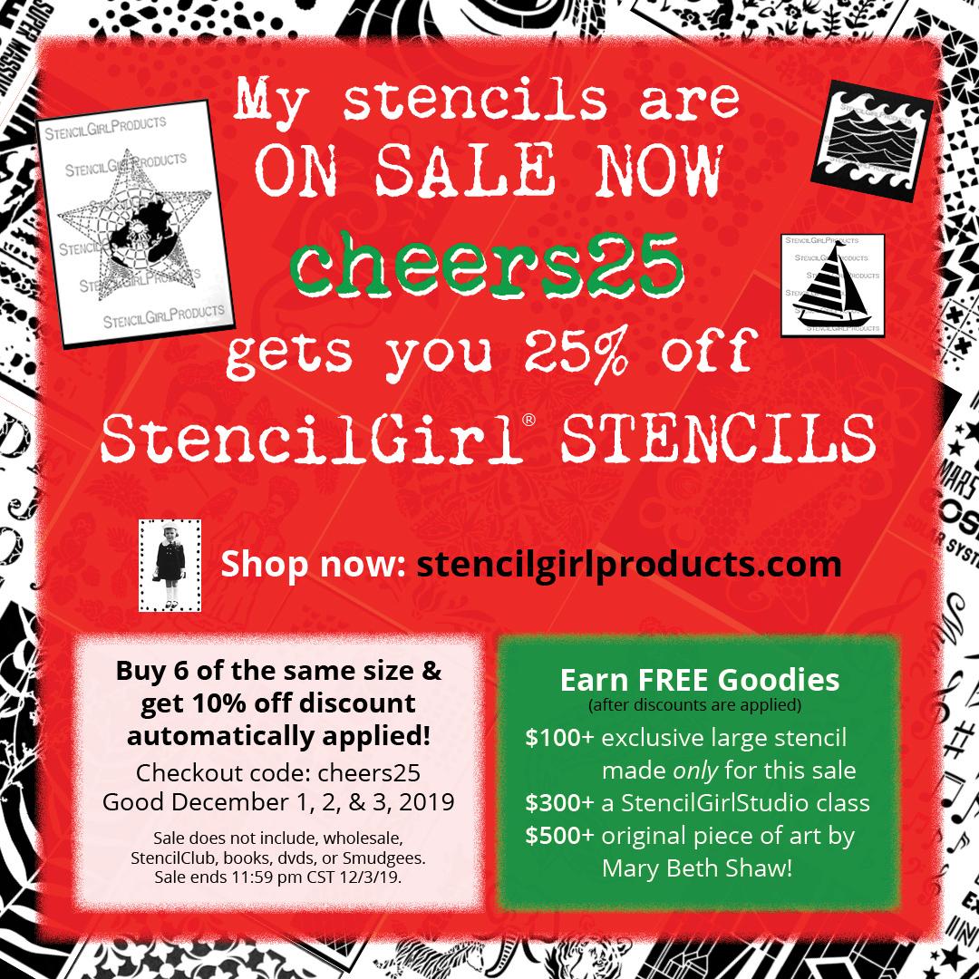 StencilGirl Sale