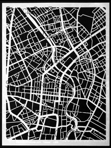 City Map Mask, StencilGirl® Products