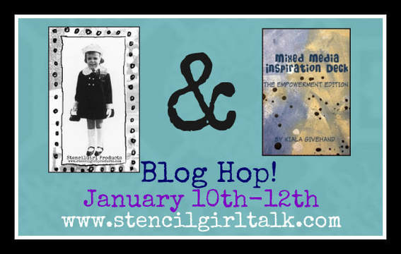 StencilGirl Products & Mixed Media Inspiration Deck™ Blog Hop