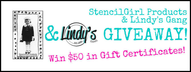 StencilGirl® Products & Lindy's Gang Giveaway